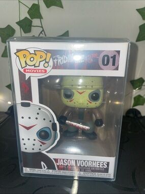 Funko Jason Voorhees Figure with Green Mask and Red Accents